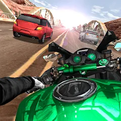 Взлом Moto Rider In Traffic (Мото Райдер в Трафике)  [МОД Unlocked] - стабильная версия apk на Андроид