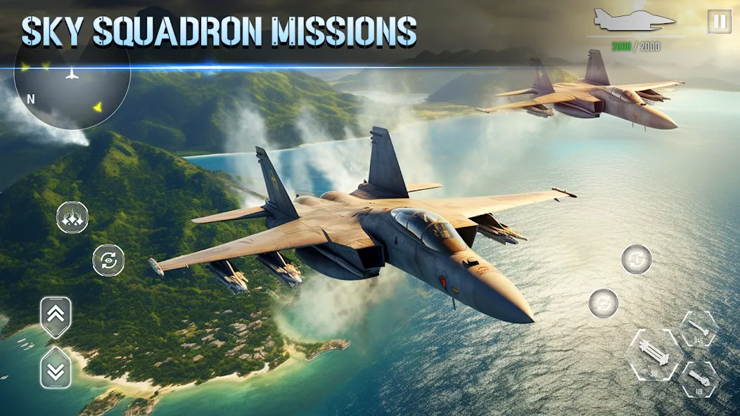 Aircraft Strike: Jet Fighter  [МОД Unlocked] Screenshot 3