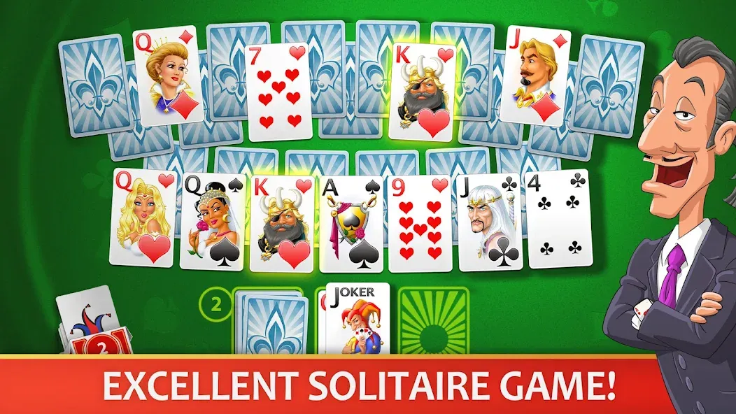 Solitaire Perfect Match  [МОД Много монет] Screenshot 1