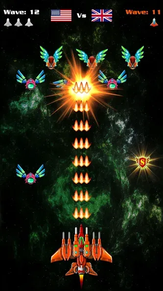 Galaxy Attack: Shooting Game (Гэлэкси Аттак)  [МОД Mega Pack] Screenshot 2