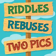 Скачать взлом Riddles, Rebuses and Two Pics  [МОД Unlimited Money] - последняя версия apk на Андроид