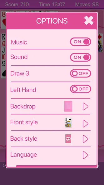 Pink Solitaire (Пинк Солитер)  [МОД Unlocked] Screenshot 4