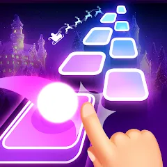 Скачать взломанную Tiles Hop: EDM Rush (Тайлс Хоп)  [МОД Unlimited Money] - стабильная версия apk на Андроид