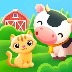 Взломанная Animal sounds games for babies  [МОД Menu] - последняя версия apk на Андроид