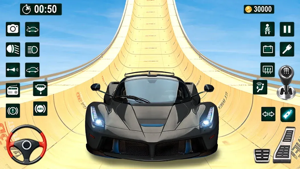 GT Car Stunt 3D: Ramp Car Game  [МОД Меню] Screenshot 2