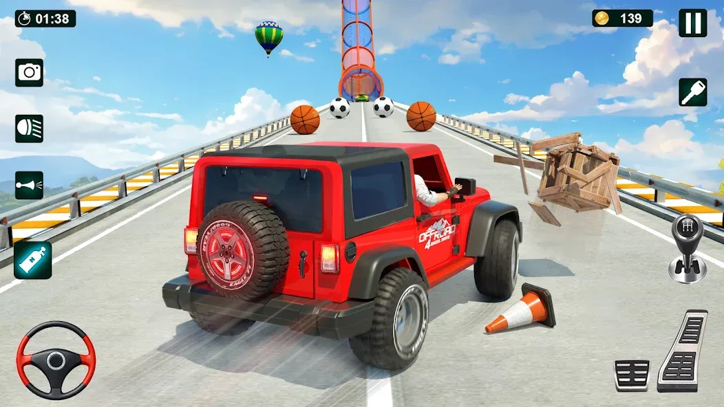 GT Car Stunt 3D: Ramp Car Game  [МОД Меню] Screenshot 3