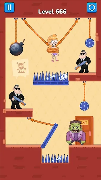 Cut Master: Fun Rope Cut Game (Кат зе Роуп)  [МОД Unlimited Money] Screenshot 5