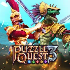 Скачать взломанную Puzzle Quest 3 - Match 3 RPG (Пазл Квест 3)  [МОД Menu] - последняя версия apk на Андроид