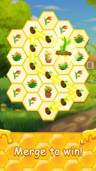 Honey Bottles - merge puzzle (Хани Ботлс)  [МОД Все открыто] Screenshot 2