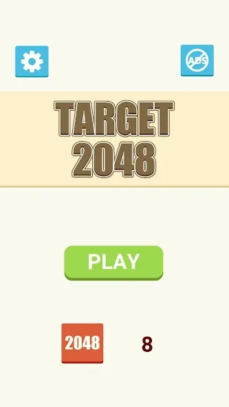 Target 2048 (Таргет 2048)  [МОД Unlocked] Screenshot 1