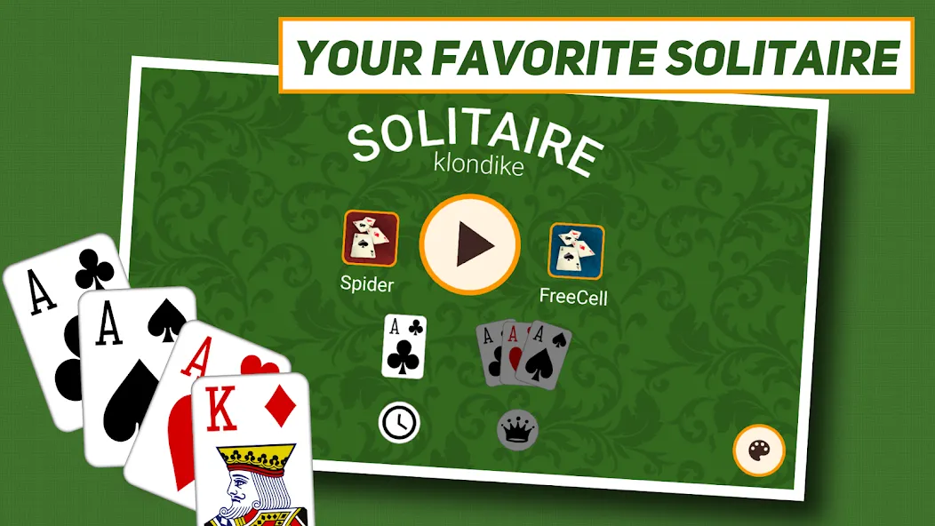 Klondike Solitaire: Classic  [МОД Меню] Screenshot 1