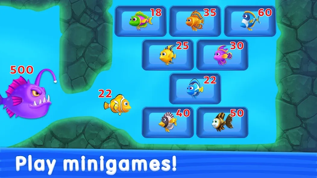 Solitaire TriPeaks: Aquarium (Солитер ТриПикс)  [МОД Бесконечные монеты] Screenshot 2