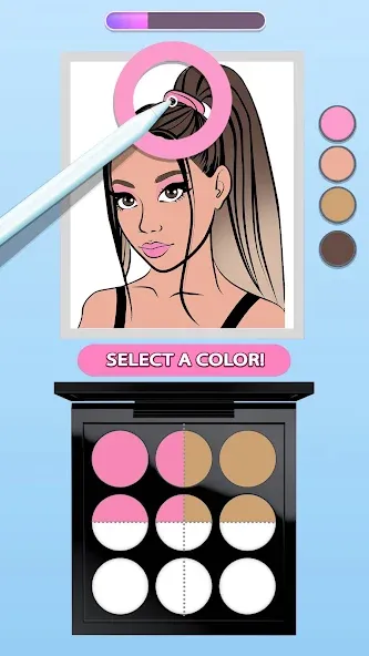 Makeup Kit - Color Mixing  [МОД Бесконечные деньги] Screenshot 2