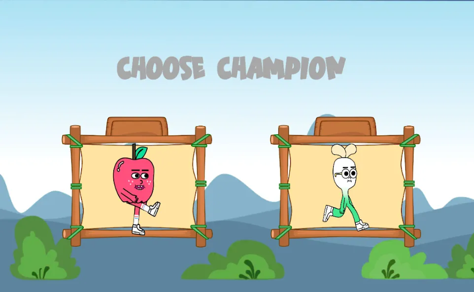 apple and onion running game (эппл энд онион раннинг гейм)  [МОД Много монет] Screenshot 1