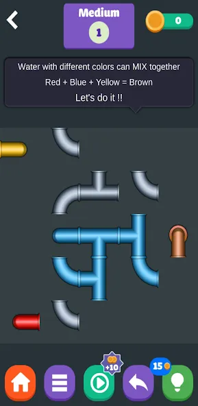 Color Plumber (Цолор Пламбер)  [МОД Много денег] Screenshot 2