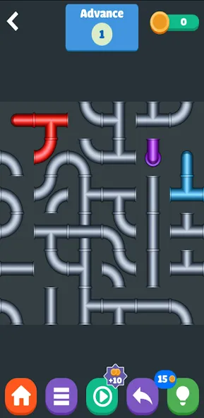 Color Plumber (Цолор Пламбер)  [МОД Много денег] Screenshot 3