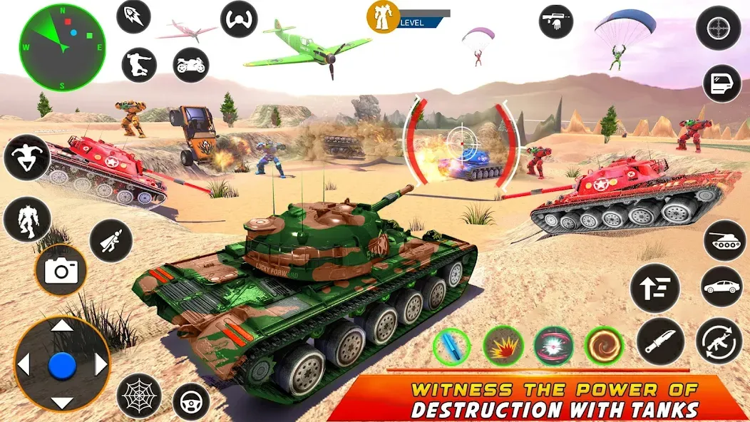 Army Bus Robot Car Game 3d  [МОД Unlocked] Screenshot 3