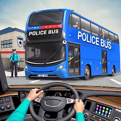 Скачать взлом Police Bus Simulator Bus Games  [МОД Unlocked] - последняя версия apk на Андроид