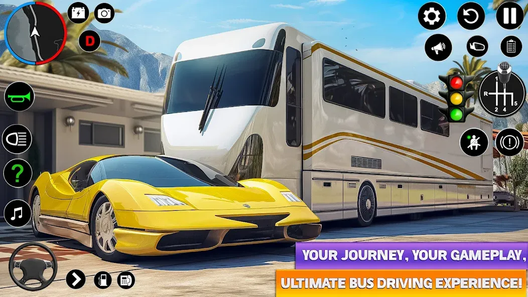 Ultimate Bus Driving Simulator (Ультимативный симулятор вождения автобуса)  [МОД Много монет] Screenshot 5