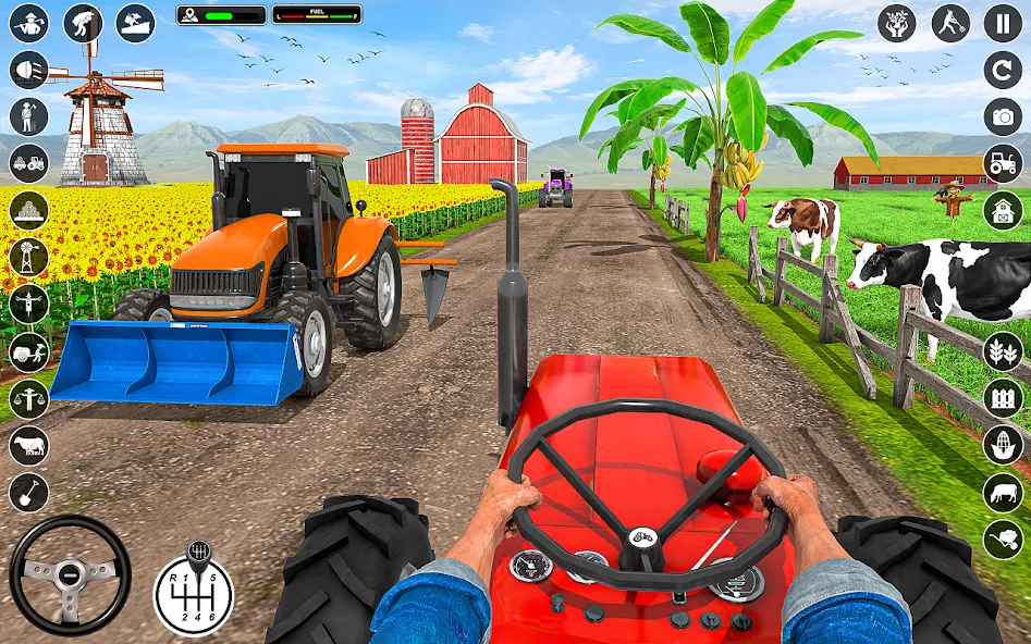 Tractor Farming: Tractor Games (Тракторное хозяйство)  [МОД Бесконечные деньги] Screenshot 1