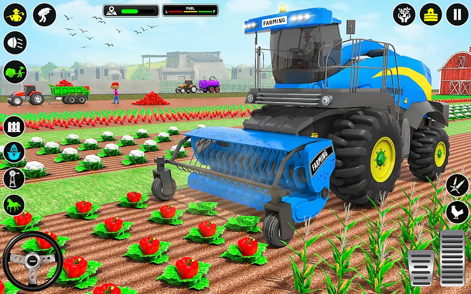 Tractor Farming: Tractor Games (Тракторное хозяйство)  [МОД Бесконечные деньги] Screenshot 2