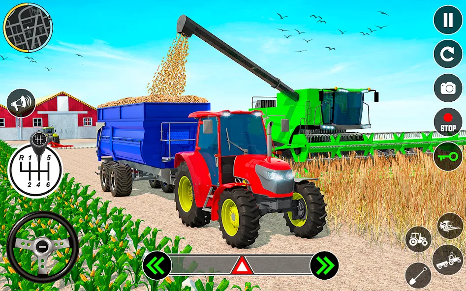 Tractor Farming: Tractor Games (Тракторное хозяйство)  [МОД Бесконечные деньги] Screenshot 3