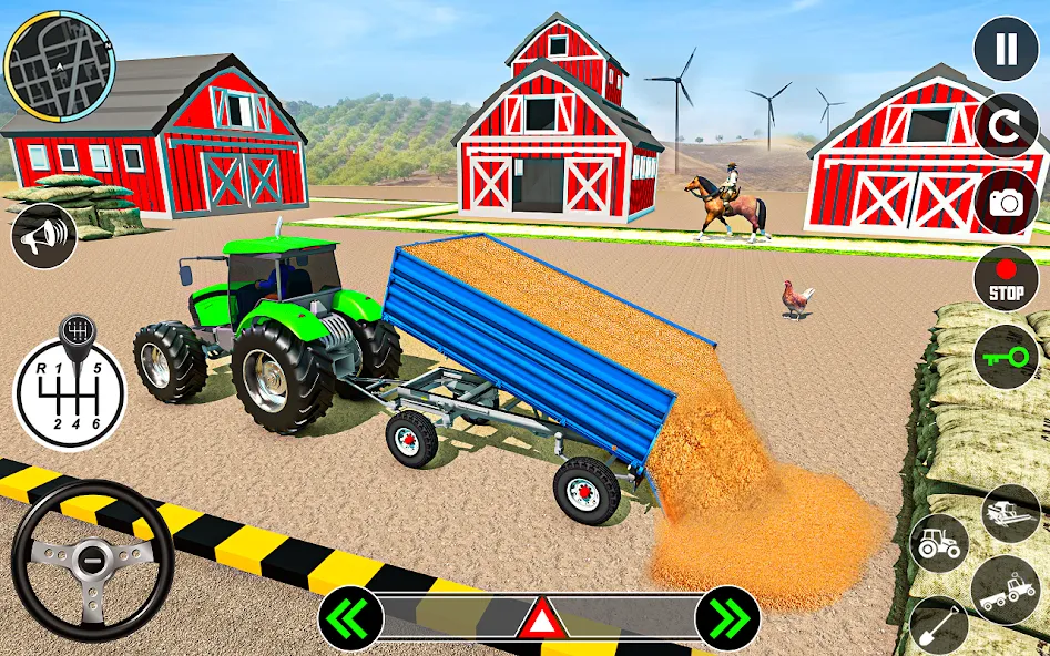 Tractor Farming: Tractor Games (Тракторное хозяйство)  [МОД Бесконечные деньги] Screenshot 5