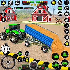 Взломанная Tractor Farming: Tractor Games (Тракторное хозяйство)  [МОД Бесконечные деньги] - полная версия apk на Андроид