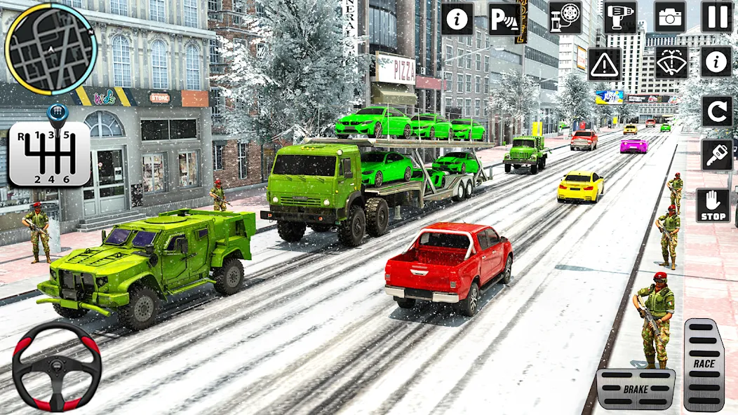 US Army Games Truck Transport (Армейские военные транспортные игры)  [МОД Menu] Screenshot 5