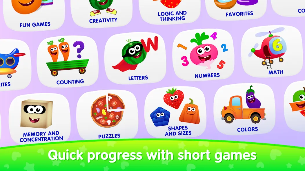 Educational games for kids 2-4  [МОД Меню] Screenshot 1