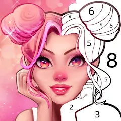 Скачать взломанную Coloring Game: Paint by Number  [МОД Mega Pack] - последняя версия apk на Андроид