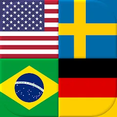 Скачать взлом Flags of All World Countries  [МОД Меню] - полная версия apk на Андроид