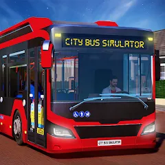 Скачать взломанную City Bus Simulator: Bus Games (Риал Сити Бас Симулятор Геймс)  [МОД Бесконечные деньги] - последняя версия apk на Андроид