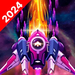 Скачать взломанную Galaxy Attack - Space Shooter (Гэлэкси Атак)  [МОД Бесконечные деньги] - полная версия apk на Андроид