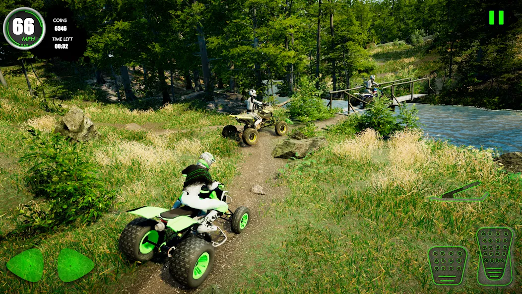 Atv Car Games Bike Offroad 4x4 (ЭиТиВи)  [МОД Бесконечные монеты] Screenshot 5