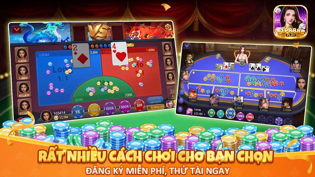 VIP8888 Play - Sòng Bạc ONLINE (ВИП8888 Плей)  [МОД Unlimited Money] Screenshot 4