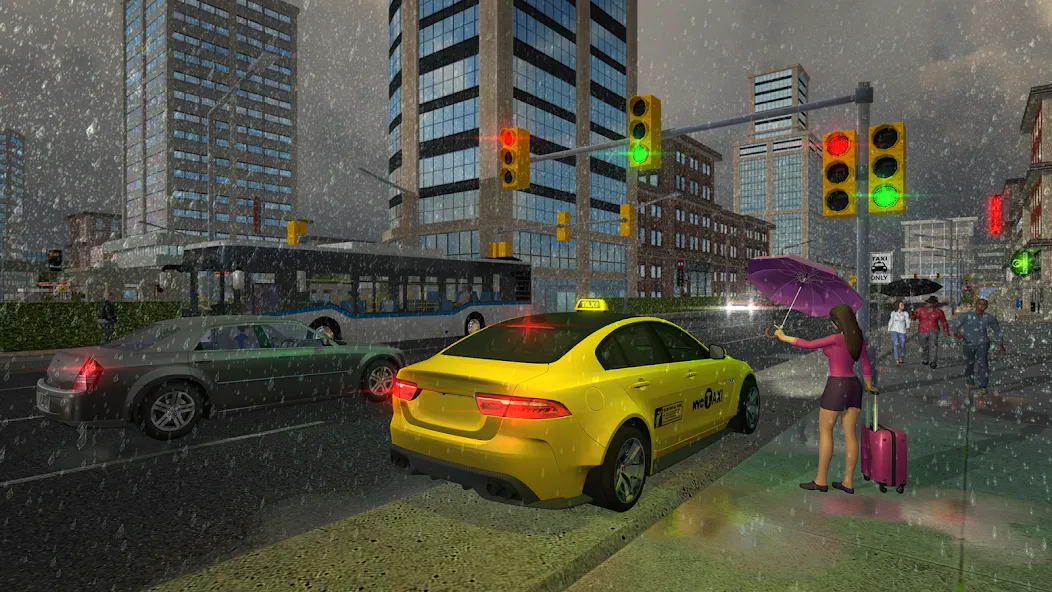 Taxi Game 2  [МОД Много денег] Screenshot 1