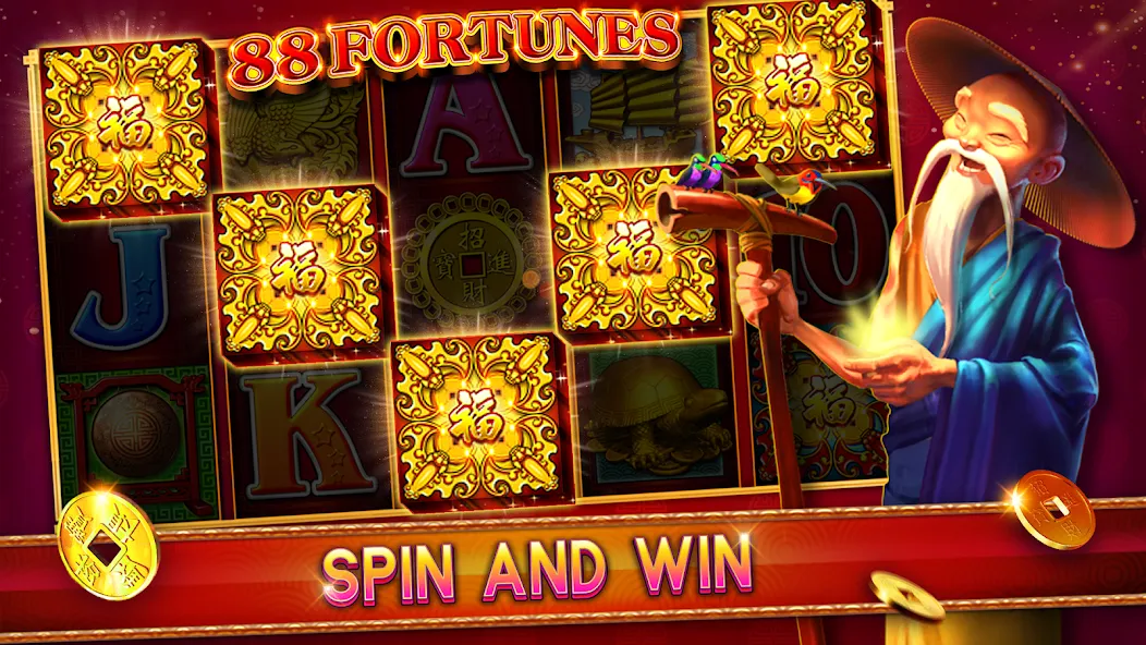 88 Fortunes Casino Slot Games (Форчунс)  [МОД Меню] Screenshot 1