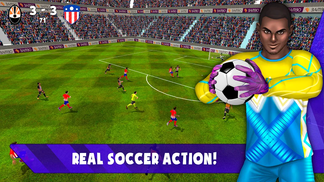 Soccer Goalkeeper 2024 (Соккер Голкипер 2022)  [МОД Все открыто] Screenshot 5