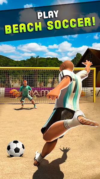 Shoot Goal - Beach Soccer Game (Шут)  [МОД Unlocked] Screenshot 4