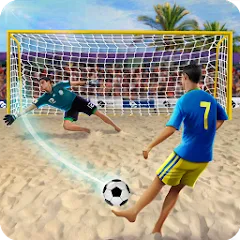 Взлом Shoot Goal - Beach Soccer Game (Шут)  [МОД Unlocked] - последняя версия apk на Андроид