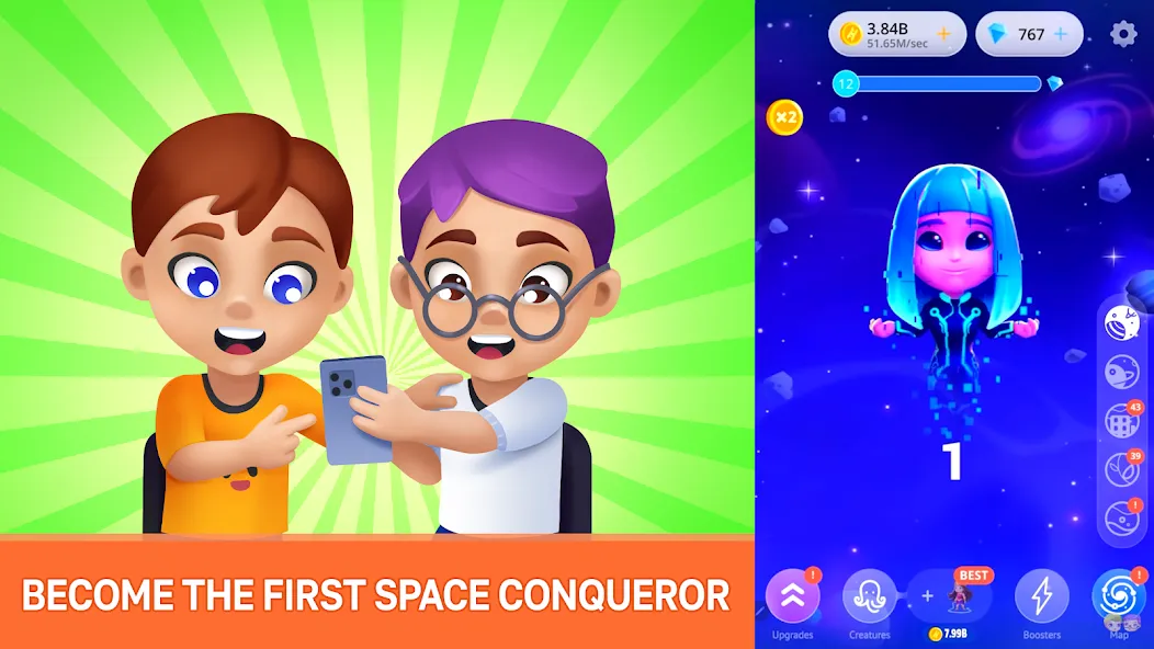 Human Evolution Clicker  [МОД Unlocked] Screenshot 2