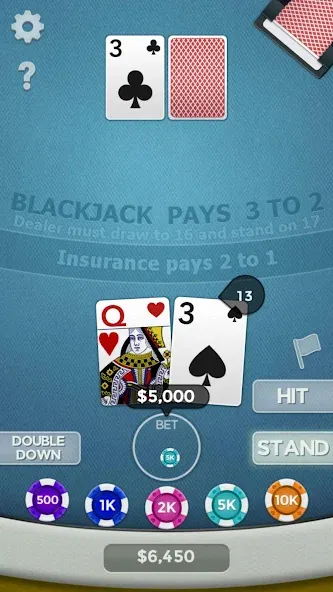 Blackjack 21  [МОД Mega Pack] Screenshot 1