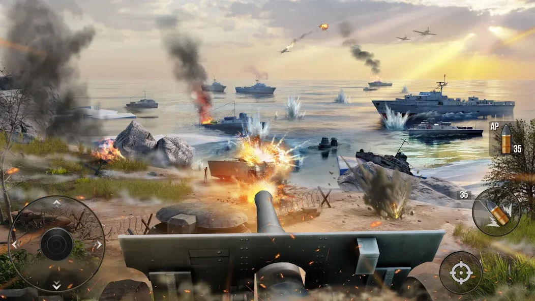 World of Artillery: Cannon War (Ворлд оф Артиллери)  [МОД Меню] Screenshot 2