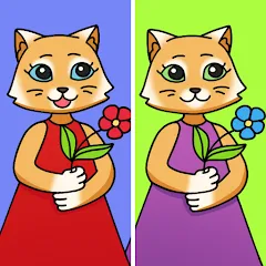 Скачать взлом Find Differences: Cute Cats  [МОД Меню] - полная версия apk на Андроид