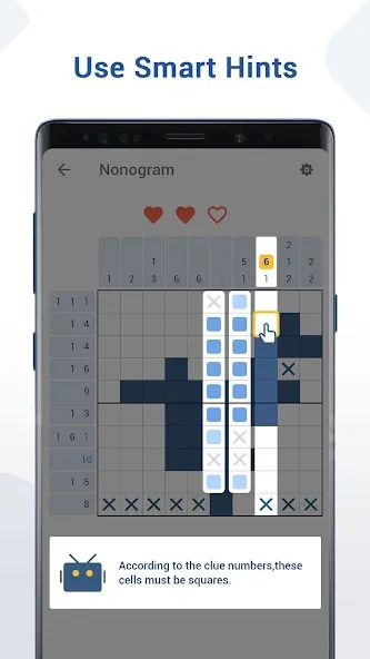 Nonogram - Fun Logic Puzzle (Нонограмма)  [МОД Unlocked] Screenshot 4