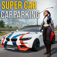 Скачать взломанную Super car parking - Car games  [МОД Меню] - стабильная версия apk на Андроид
