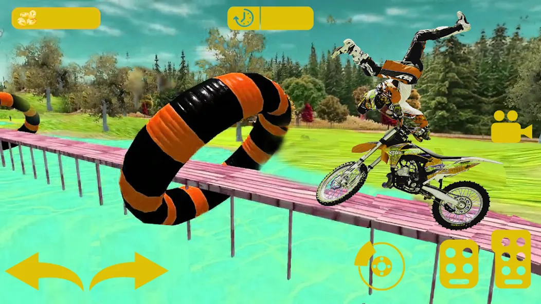 Bike stunt 3d games-Bike games  [МОД Unlocked] Screenshot 3