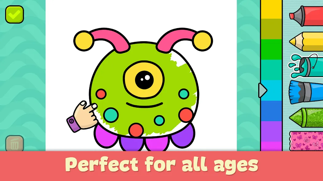 Coloring Book - Games for Kids  [МОД Unlimited Money] Screenshot 1