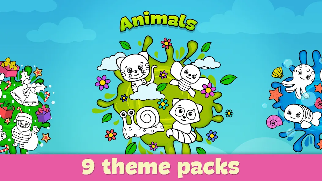 Coloring Book - Games for Kids  [МОД Unlimited Money] Screenshot 4